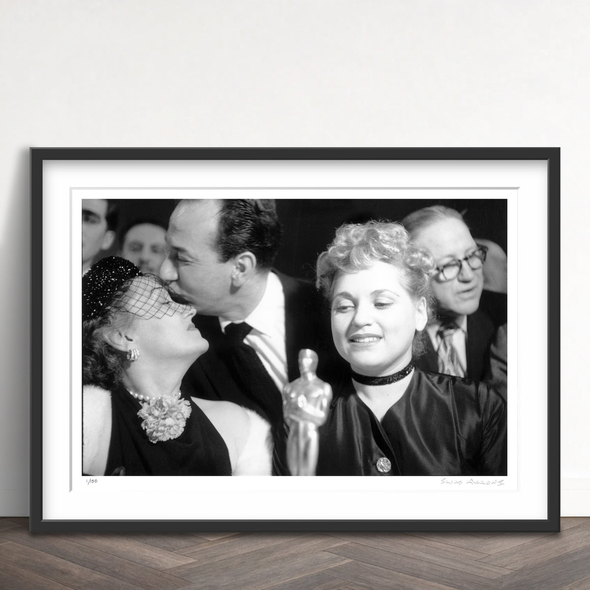 Slim Aarons Limited Edition Estate Stamped bad luck gloria limited edition 3143202 Framed