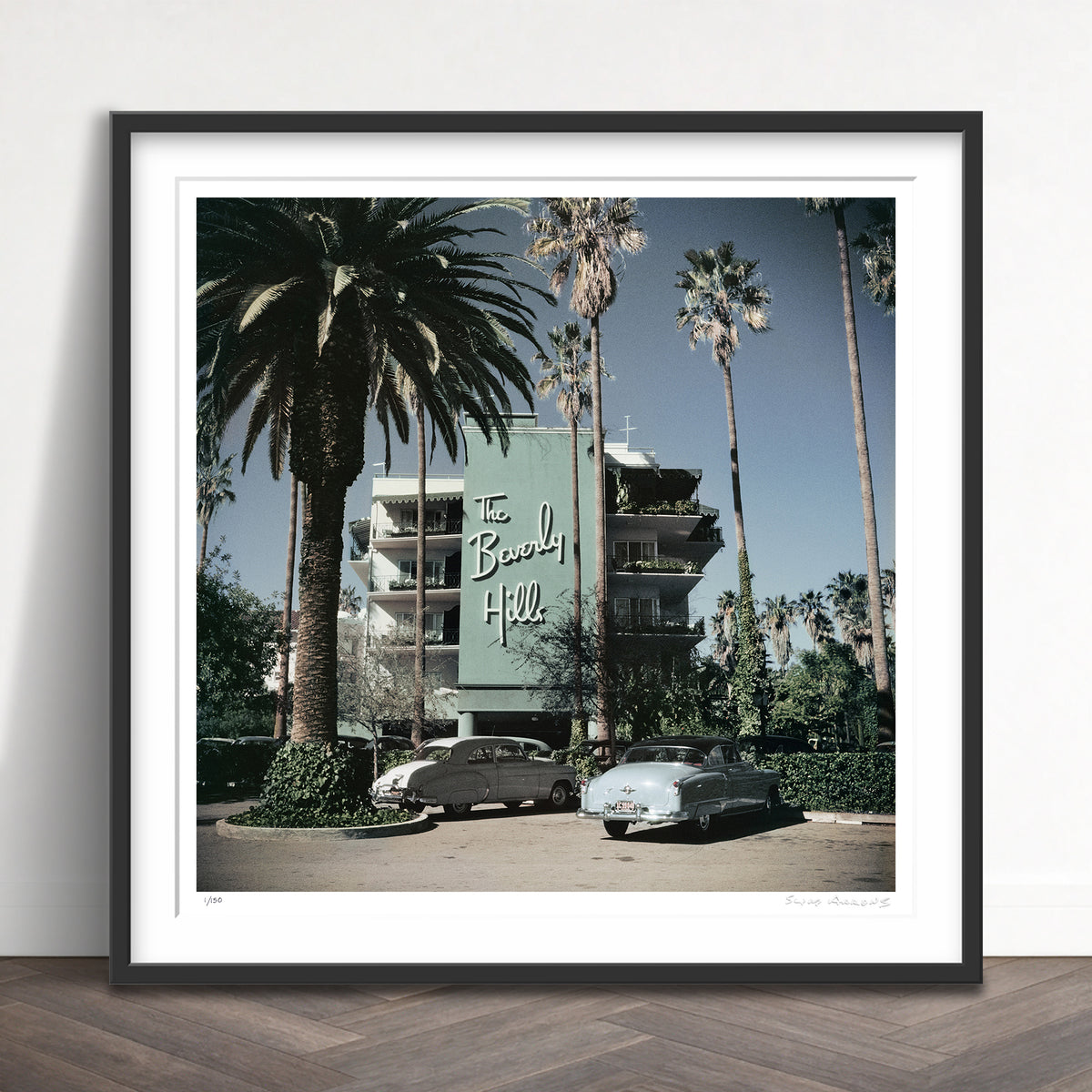 Slim Aarons Limited Edition Estate Stamped beverly hills hotel limited edition 51220693 Framed