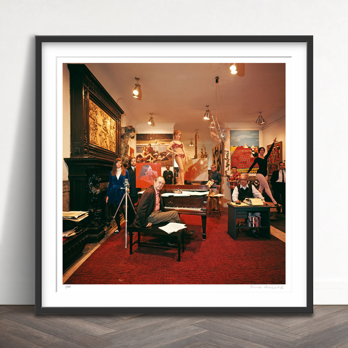 Slim Aarons Limited Edition Estate Stamped bohemias barracks limited edition 494993693 Framed