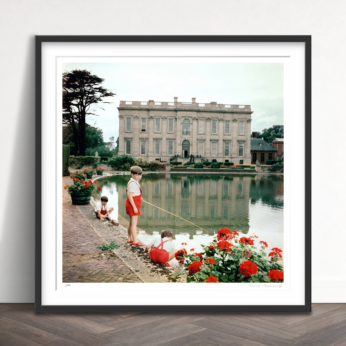Slim Aarons Limited Edition Estate Stamped boy baron limited edition 3165105 Framed