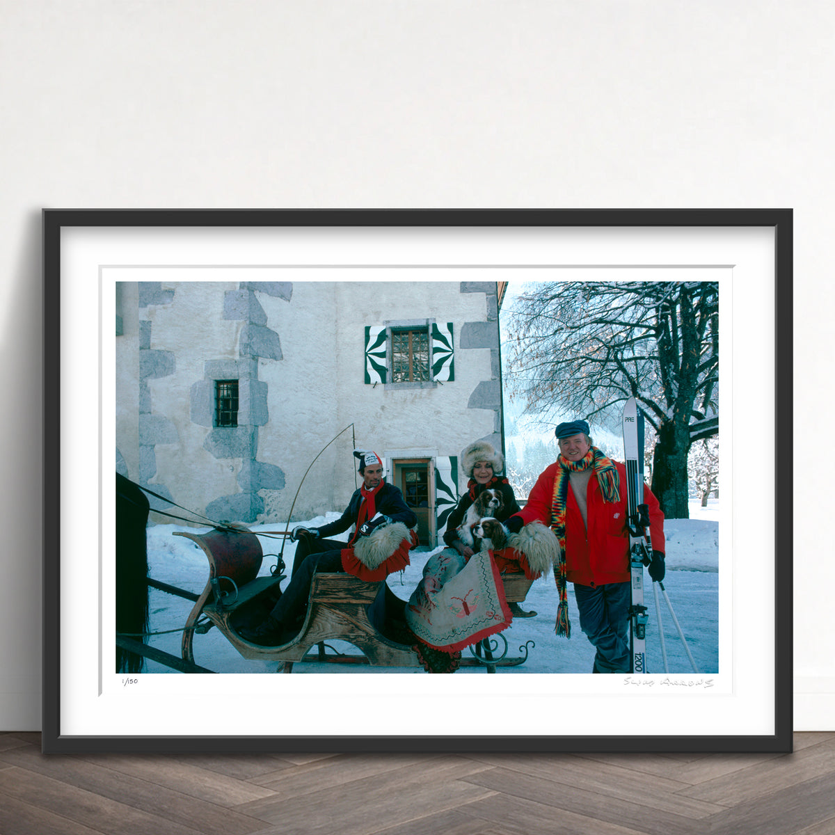 Slim Aarons Limited Edition Estate Stamped buckleys in switzerland limited edition 53403638 Framed