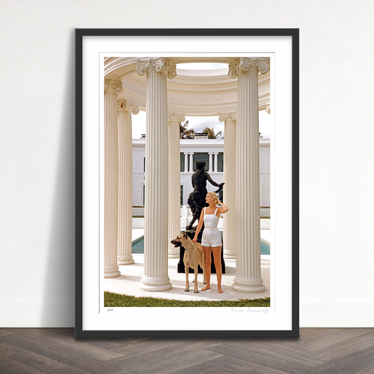 Slim Aarons Limited Edition Estate Stamped c z guest limited edition 84106452 Framed
