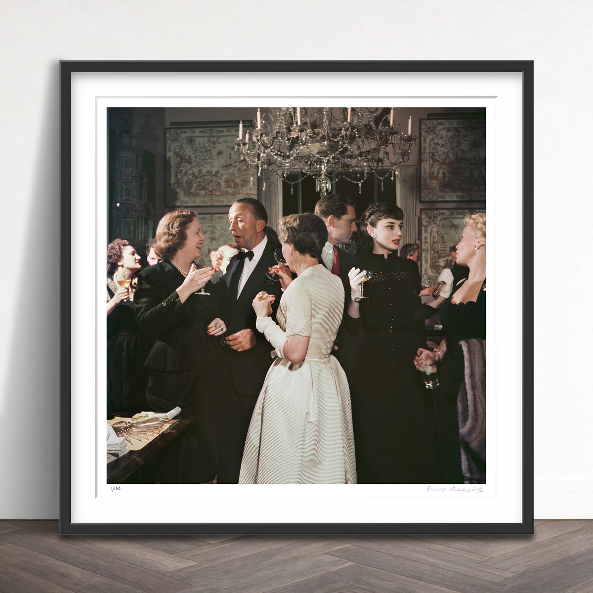 Slim Aarons Limited Edition Estate Stamped californian party limited edition 2694504 Framed
