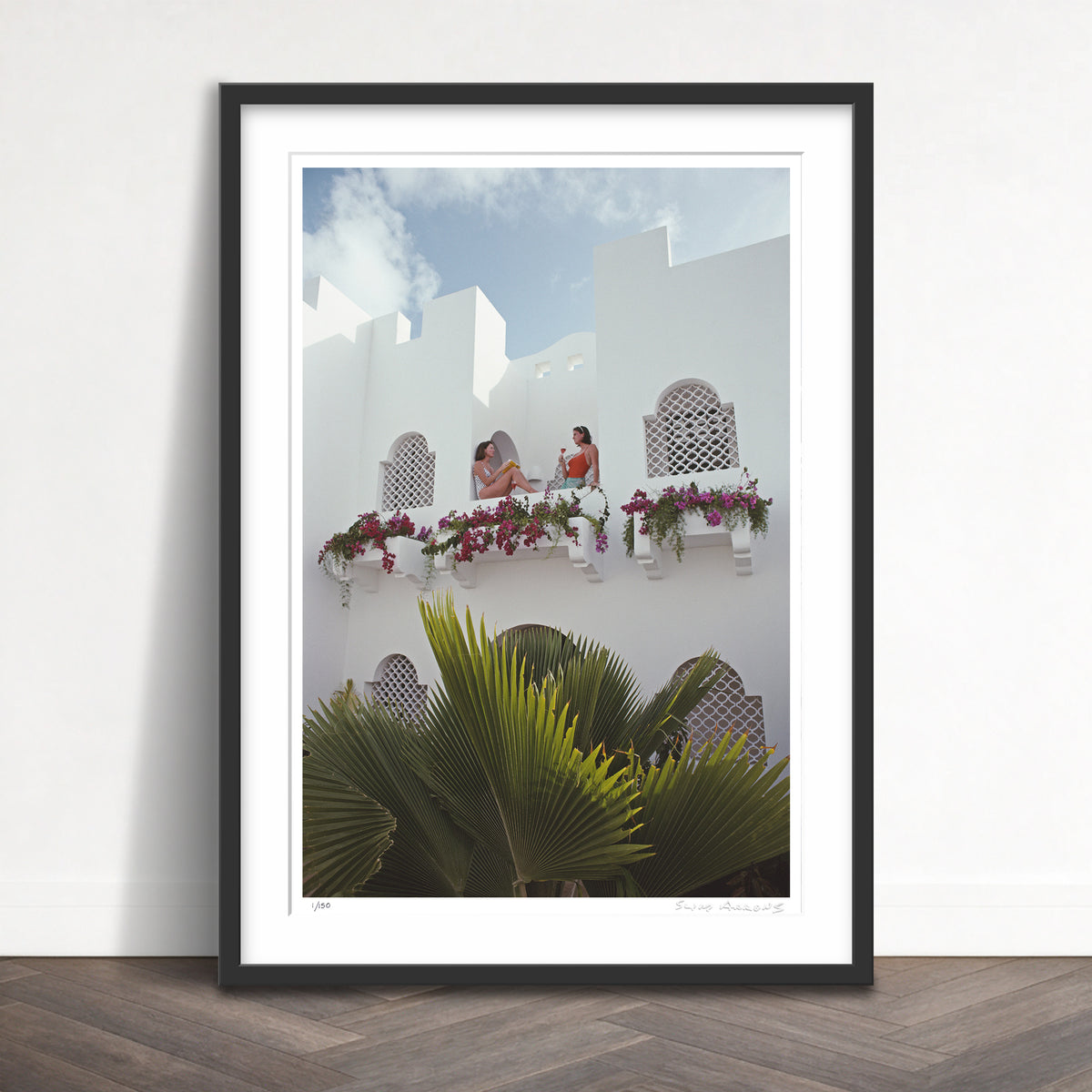 Slim Aarons Limited Edition Estate Stamped cap juluca hotel limited edition 596331643 Framed