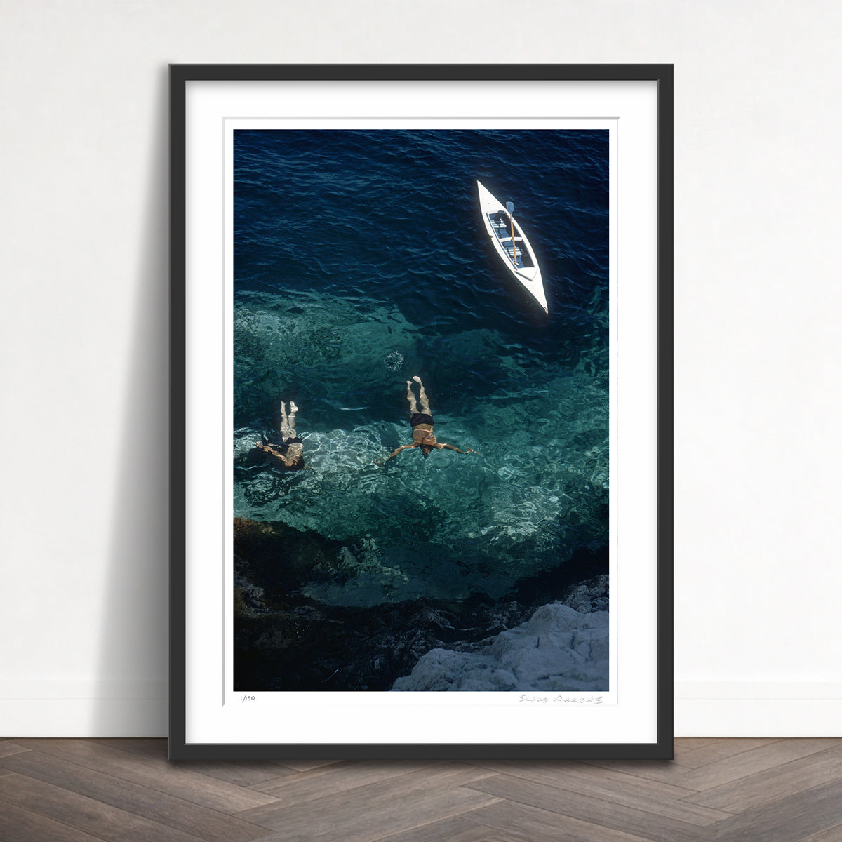 Slim Aarons Limited Edition Estate Stamped capri holiday limited edition 56475754 Framed