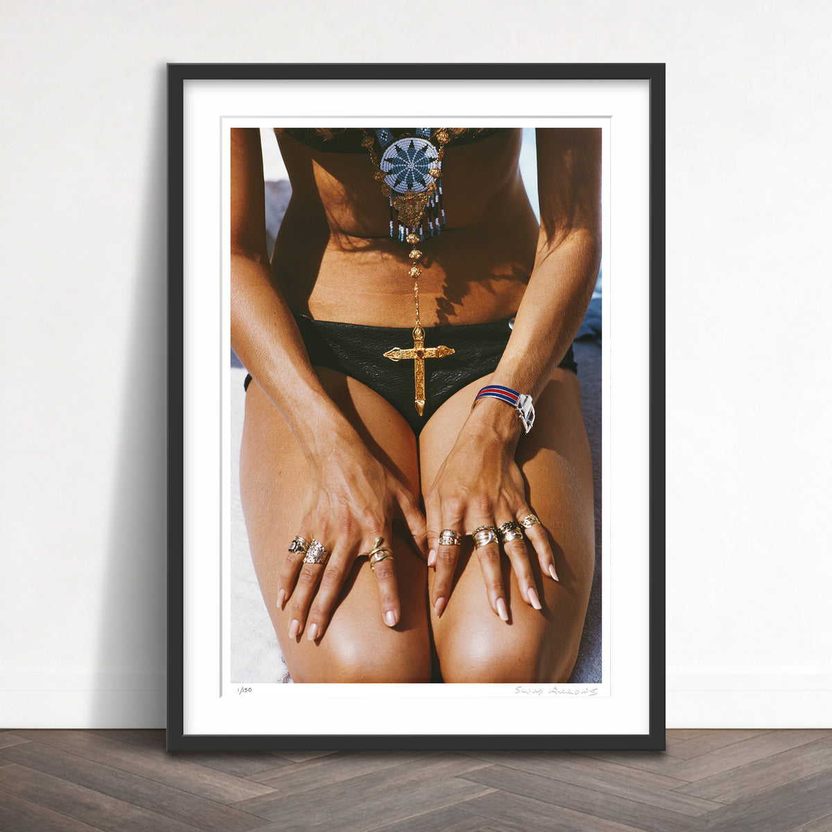Slim Aarons Limited Edition Estate Stamped capri tan limited edition 51246667 Framed