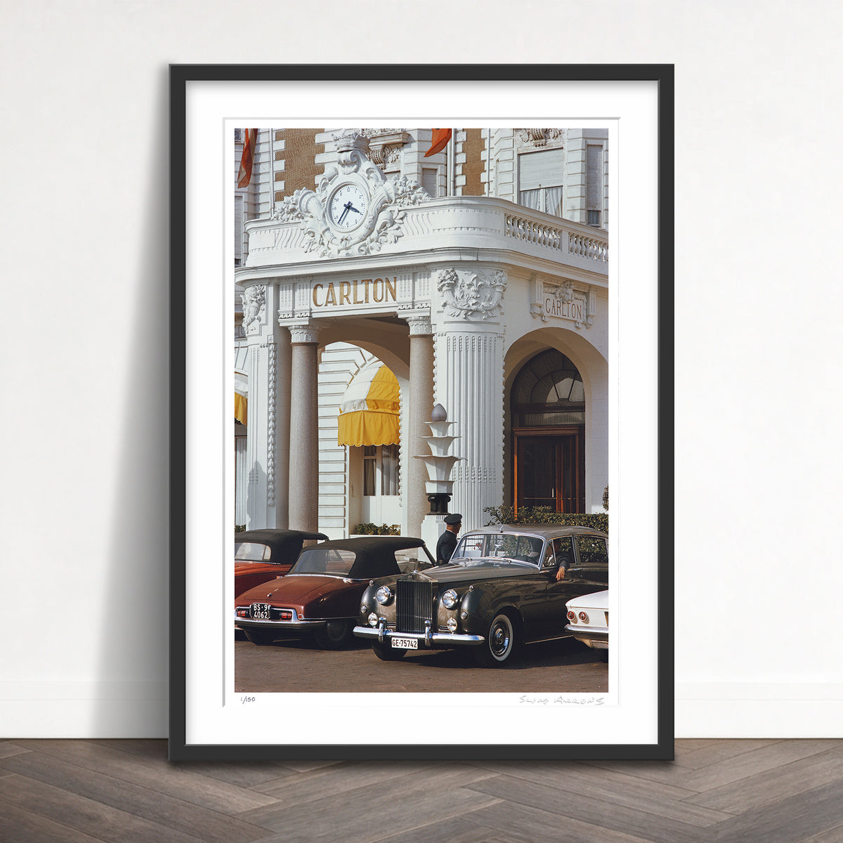 Slim Aarons Limited Edition Estate Stamped carlton hotel 1 limited edition 475374019 Framed