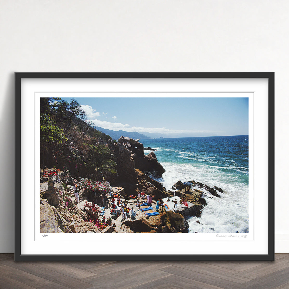 Slim Aarons Limited Edition Estate Stamped casa las estacas limited edition 84106463 Framed