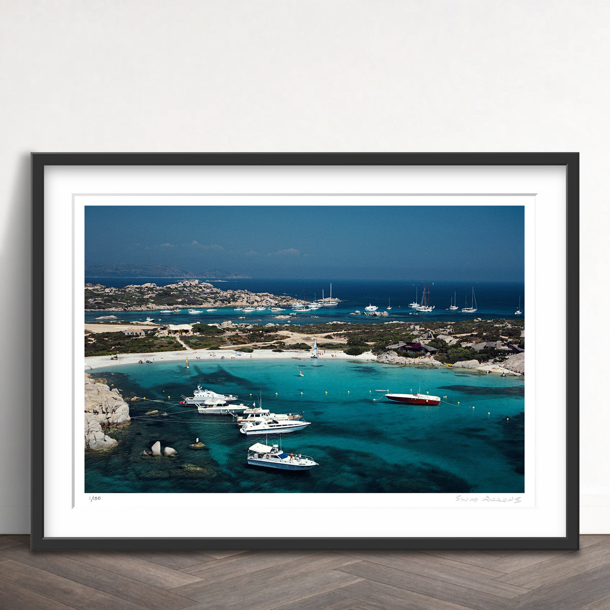 Slim Aarons Limited Edition Estate Stamped cavallo limited edition 3438894 Framed