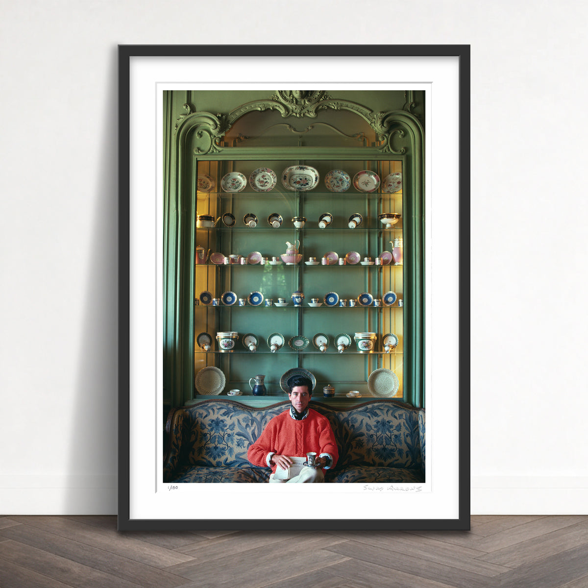 Slim Aarons Limited Edition Estate Stamped comte darcangues limited edition 51246693 Framed