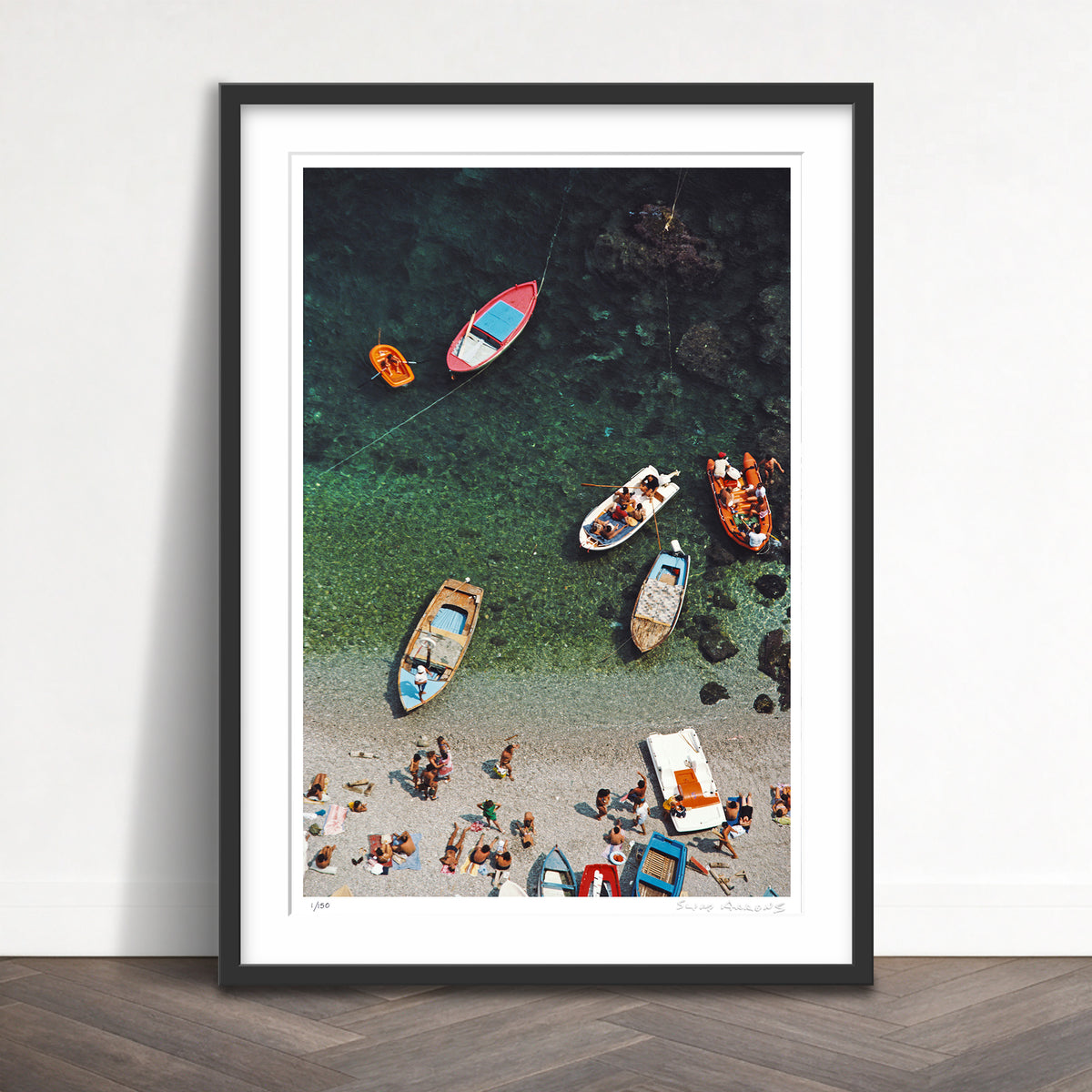 Slim Aarons Limited Edition Estate Stamped conca dei marini 2 limited edition 670809361 Framed