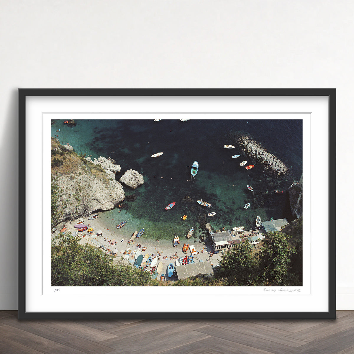 Slim Aarons Limited Edition Estate Stamped conca dei marini limited edition 670809435 Framed