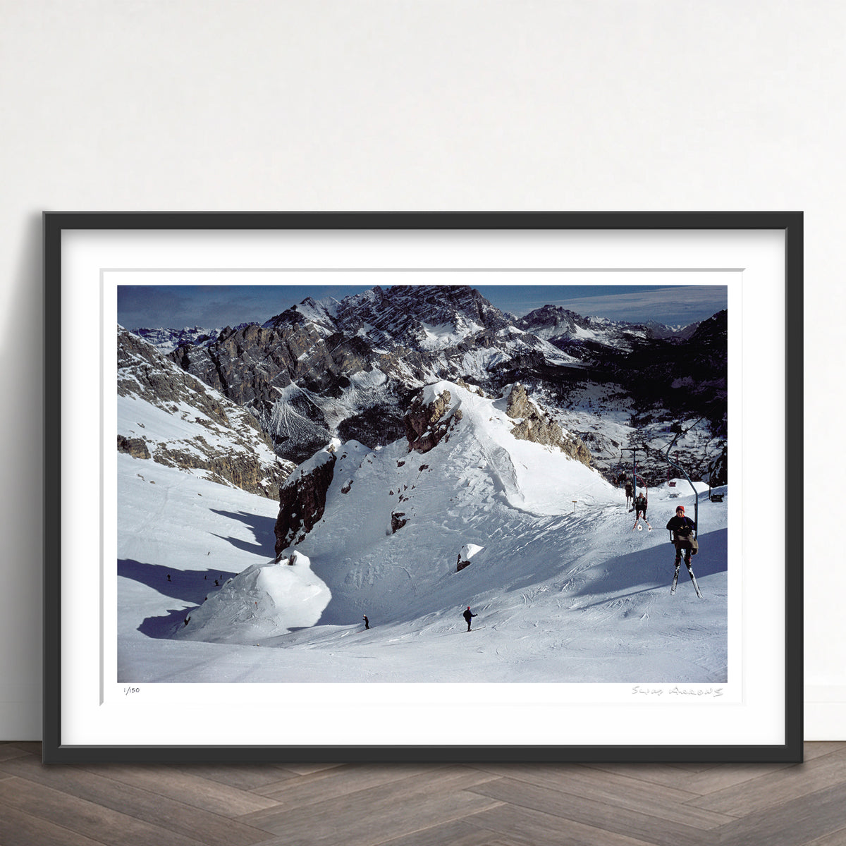 Slim Aarons Limited Edition Estate Stamped cortina dampezzo 2 limited edition 56454438 Framed