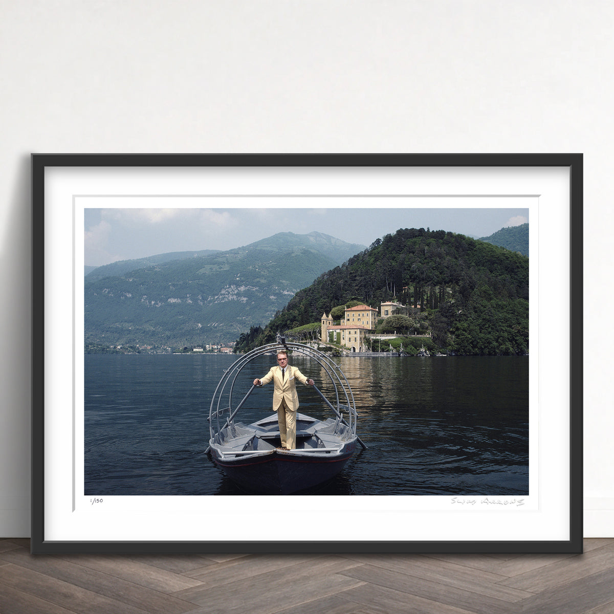 Slim Aarons Limited Edition Estate Stamped count guido monzino limited edition 155761481 Framed