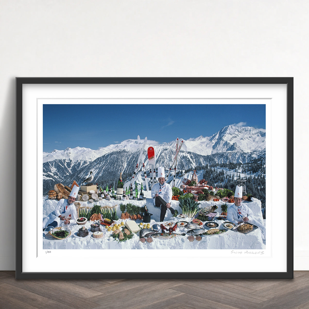 Slim Aarons Limited Edition Estate Stamped culinary heights limited edition 529062023 Framed