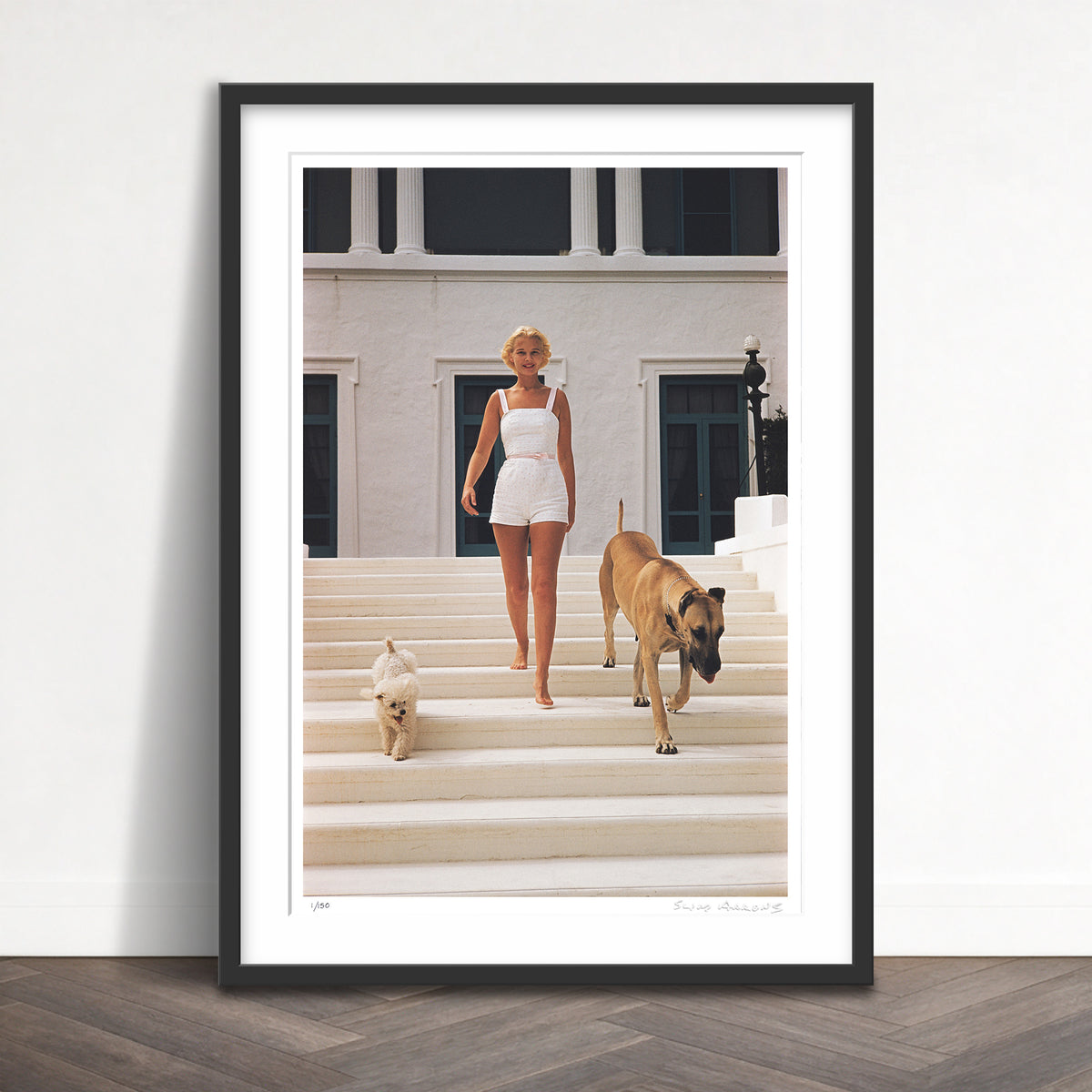 Slim Aarons Limited Edition Estate Stamped cz guest limited edition 56686568 Framed