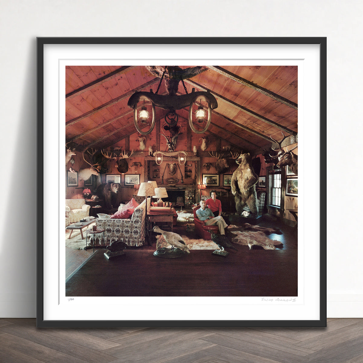 Slim Aarons Limited Edition Estate Stamped daddy bear limited edition 3089154 Framed