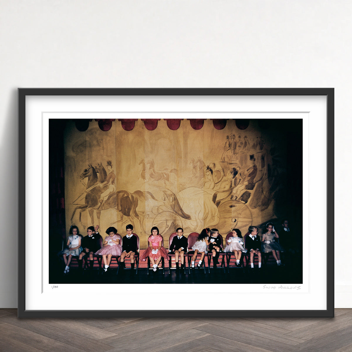 Slim Aarons Limited Edition Estate Stamped dance class limited edition 3088854 Framed