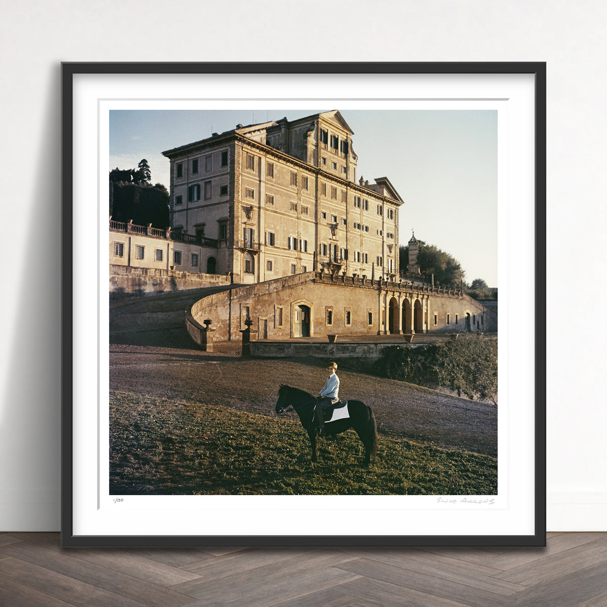 Slim Aarons Limited Edition Estate Stamped don giovanni limited edition 3165233 Framed