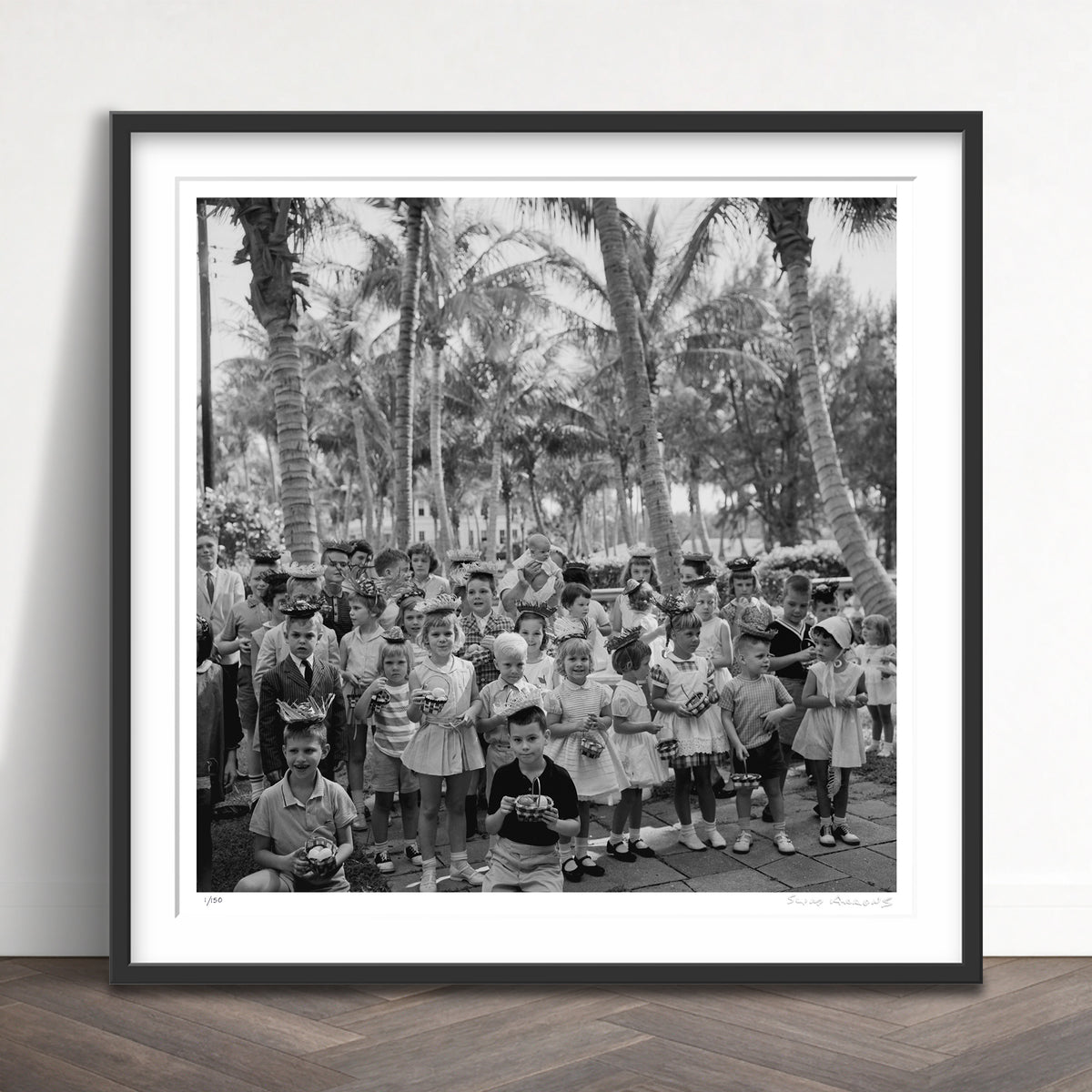 Slim Aarons Limited Edition Estate Stamped easter egg hunt limited edition 2190197570 Framed