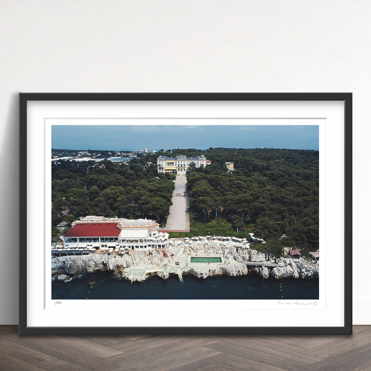 Slim Aarons Limited Edition Estate Stamped eden roc hotel limited edition 52432984 Framed