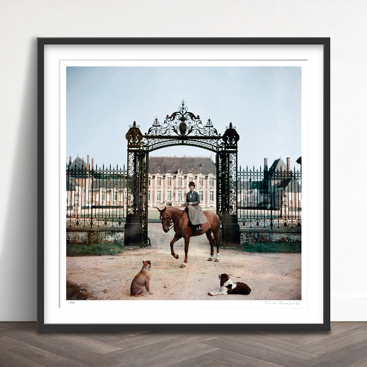 Slim Aarons Limited Edition Estate Stamped equestrian entrance limited edition 3165297 Framed
