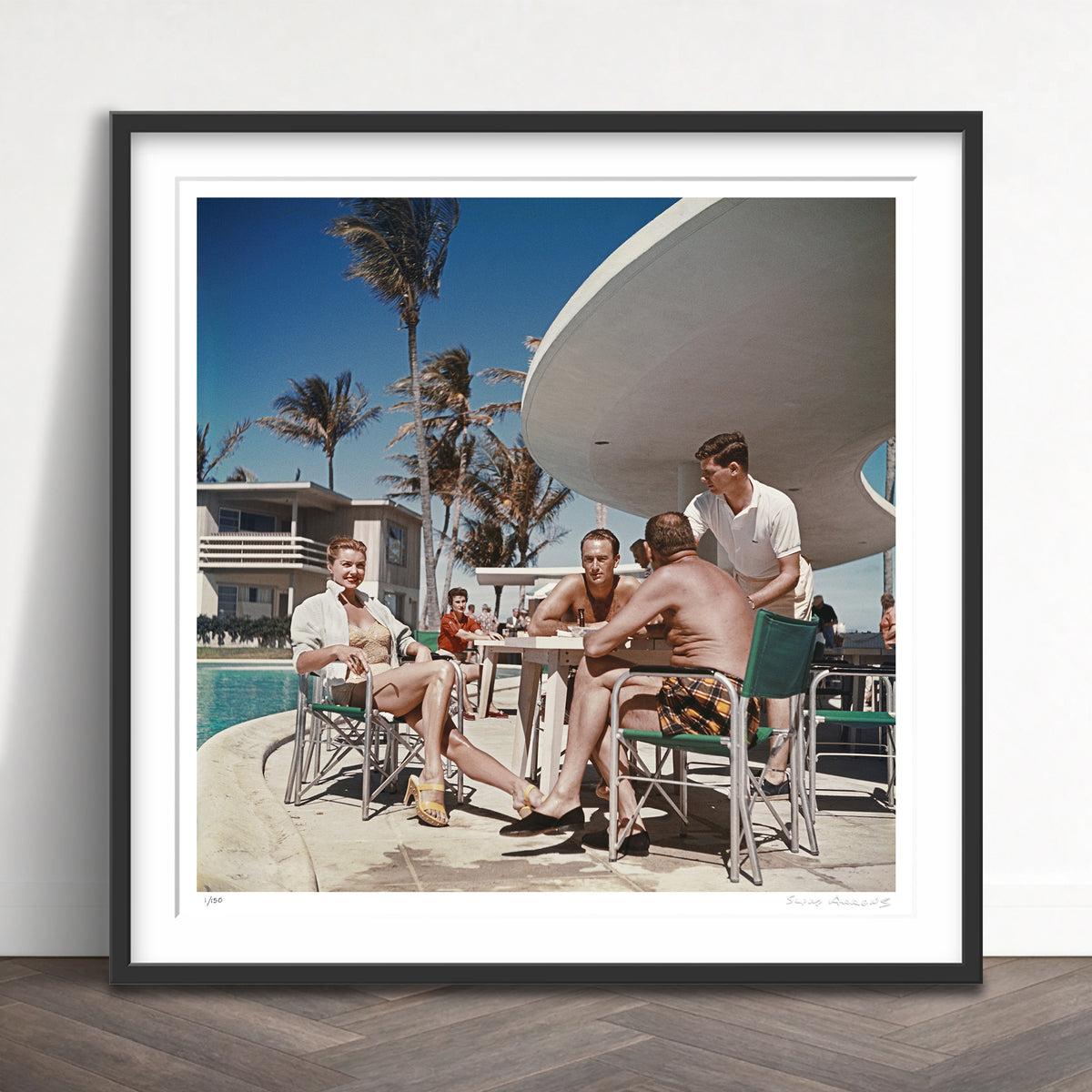 Slim Aarons Limited Edition Estate Stamped esther williams in florida limited edition 77442683 Framed