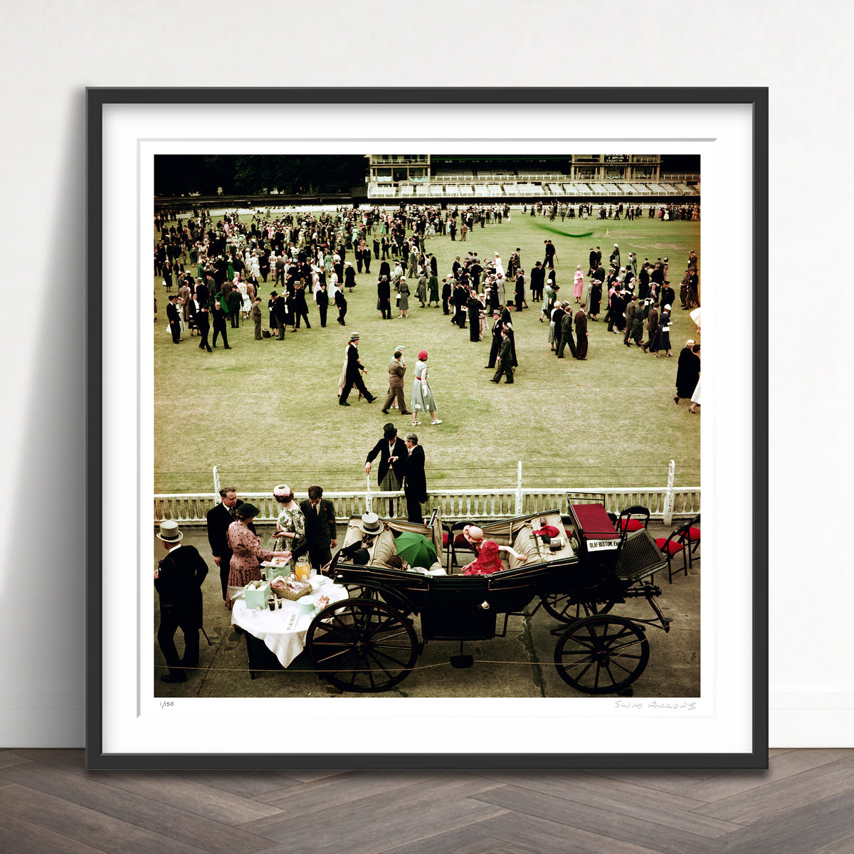 Slim Aarons Limited Edition Estate Stamped eton harrow match limited edition 51246664 Framed