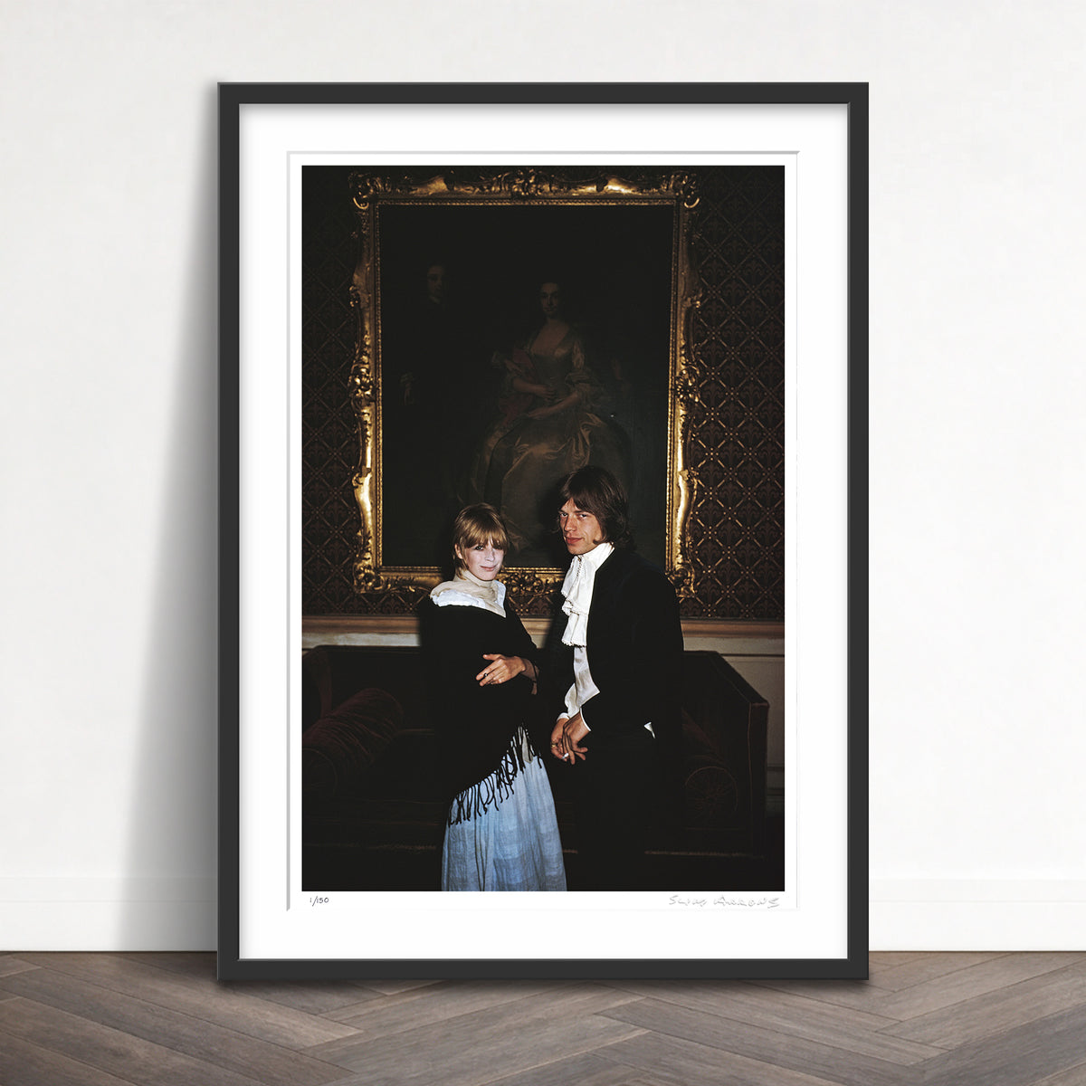 Slim Aarons Limited Edition Estate Stamped faithful couple limited edition 3065087 Framed
