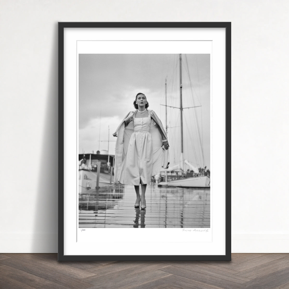 Slim Aarons Limited Edition Estate Stamped florence pritchett smith limited edition 1324732898 Framed