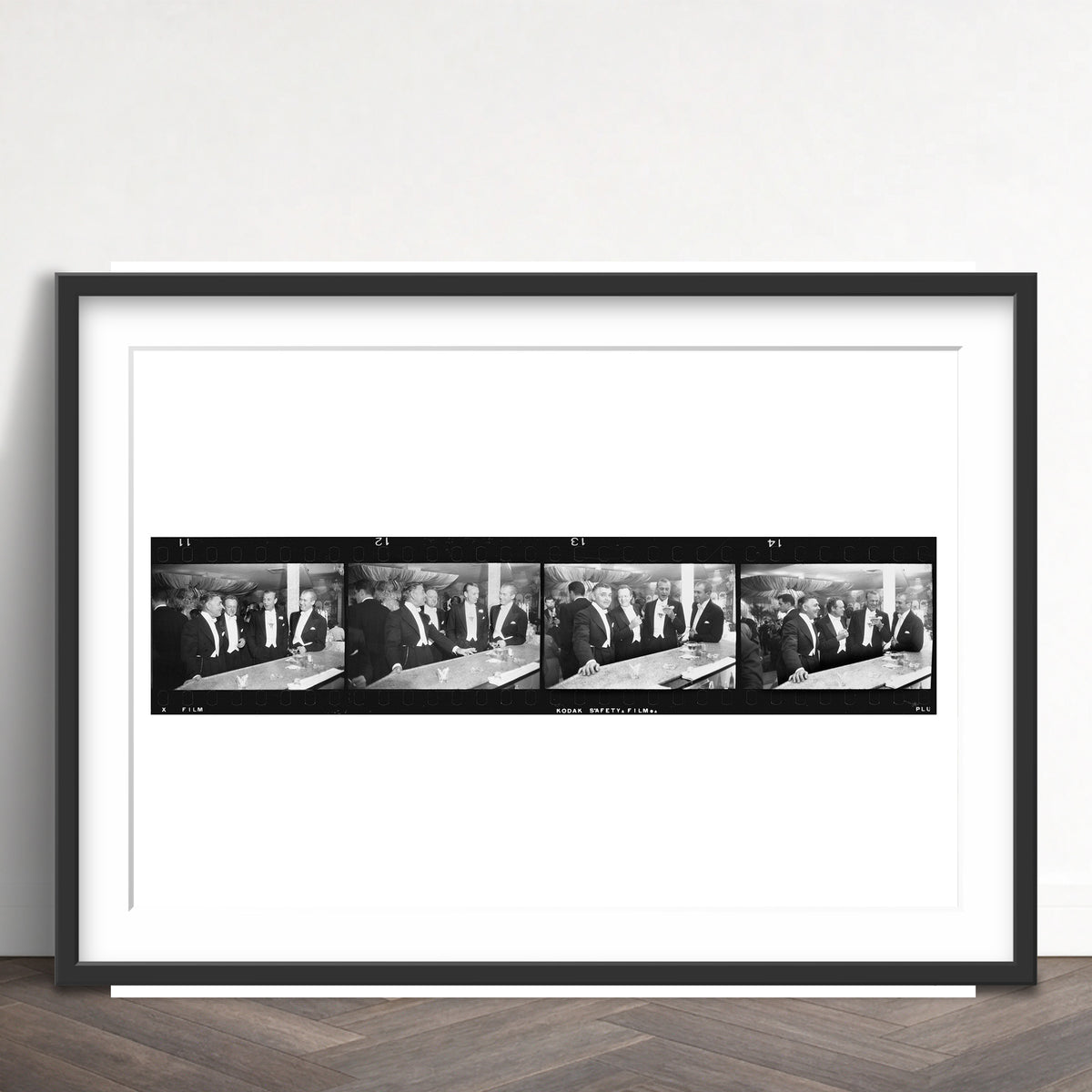 Slim Aarons Limited Edition Estate Stamped four kings of hollywood limited edition 56184282 Framed