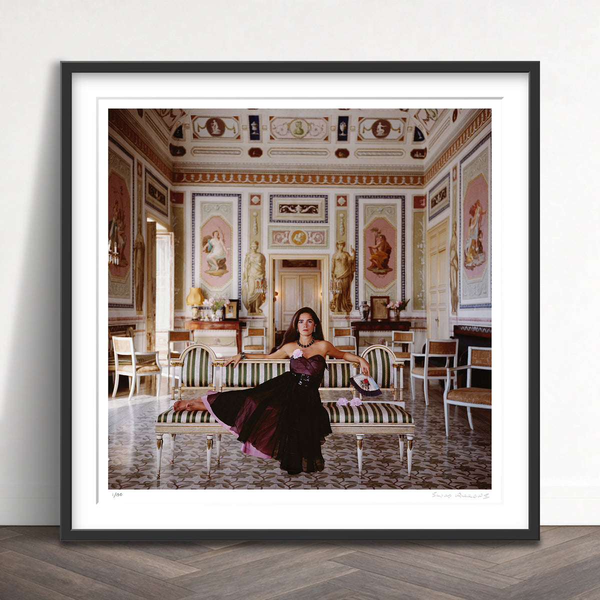 Slim Aarons Limited Edition Estate Stamped giampilieri 51246698 limited edition 51246698 Framed