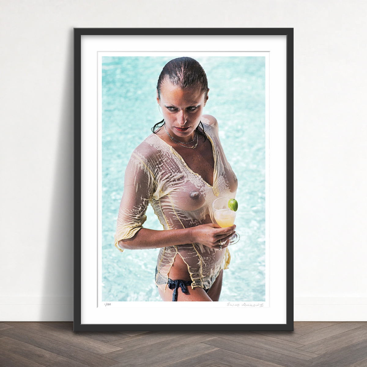 Slim Aarons Limited Edition Estate Stamped haiti holiday limited edition 77442660 Framed