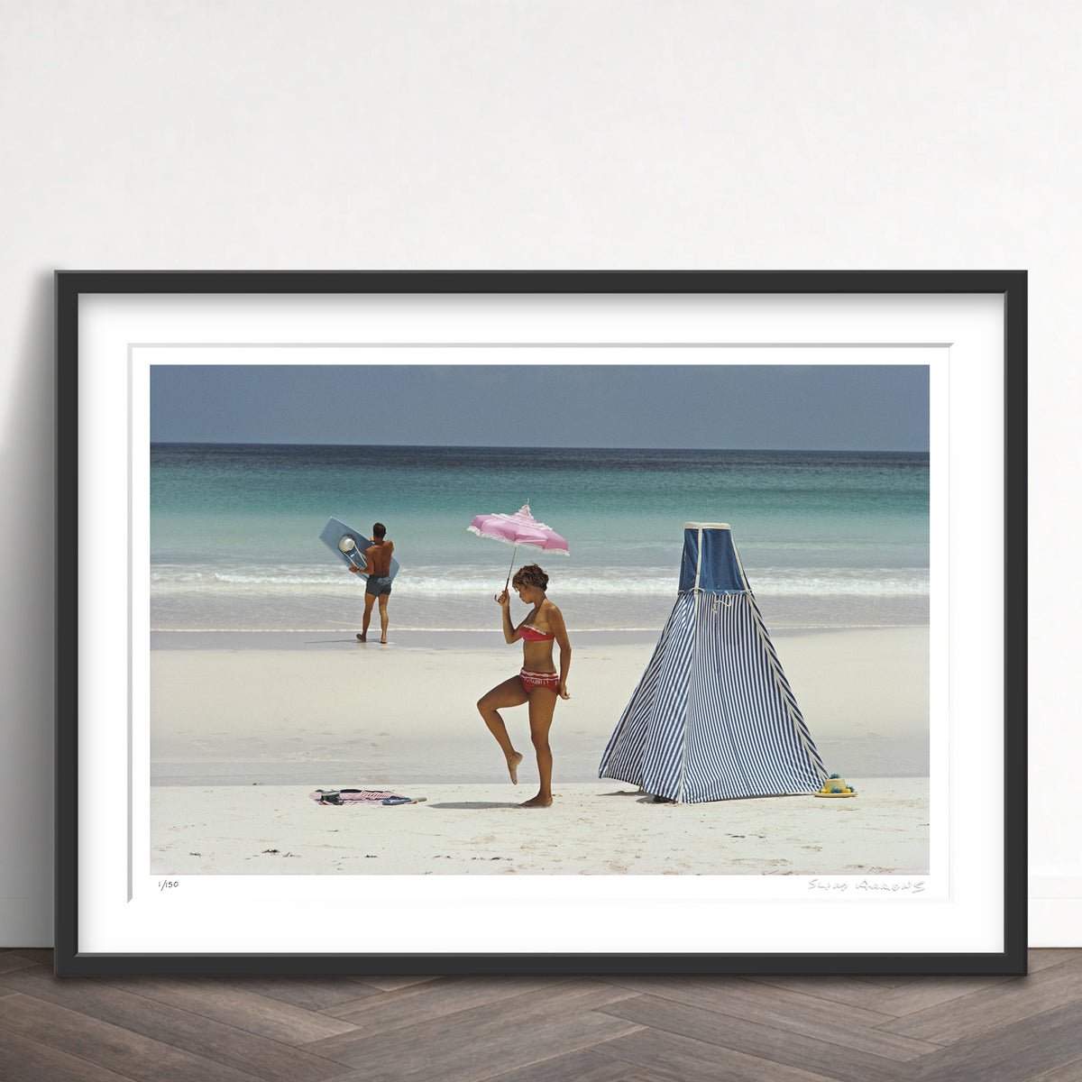 Slim Aarons Limited Edition Estate Stamped harbour island bahamas limited edition 745210175 Framed