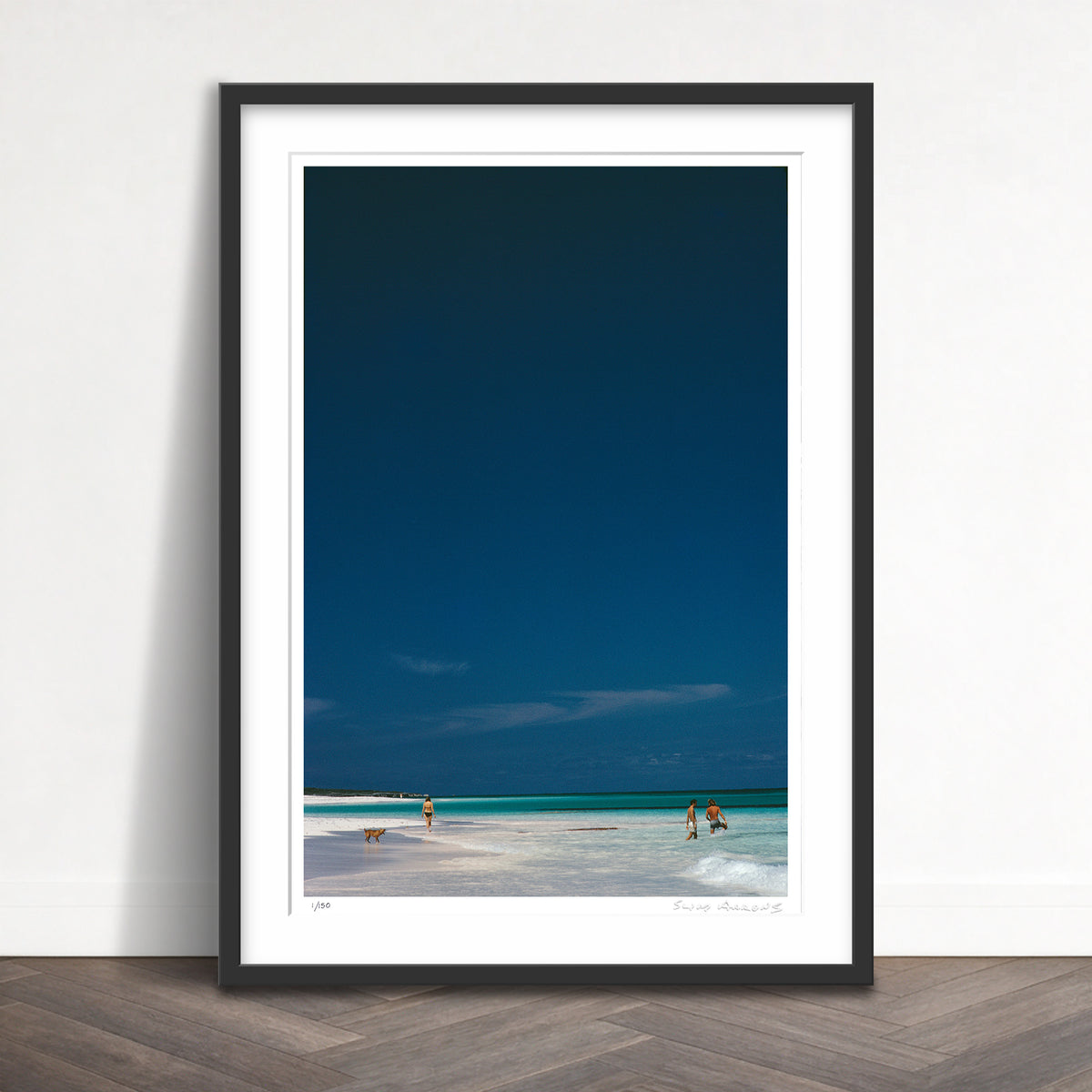 Slim Aarons Limited Edition Estate Stamped harbour isle beach limited edition 95738214 Framed