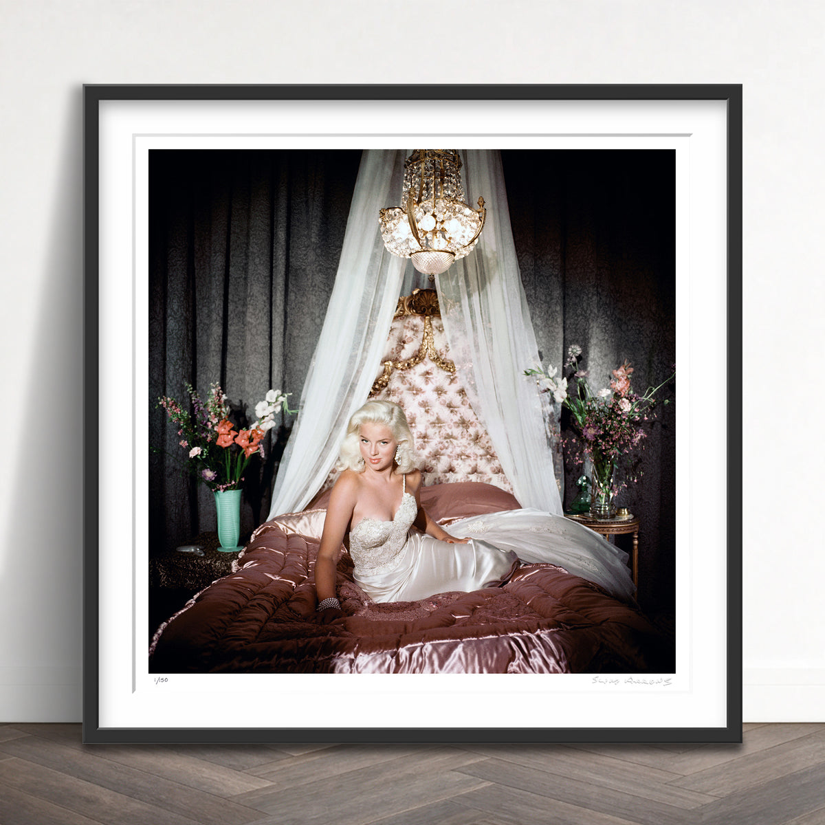 Slim Aarons Limited Edition Estate Stamped hello there limited edition 3138045 Framed