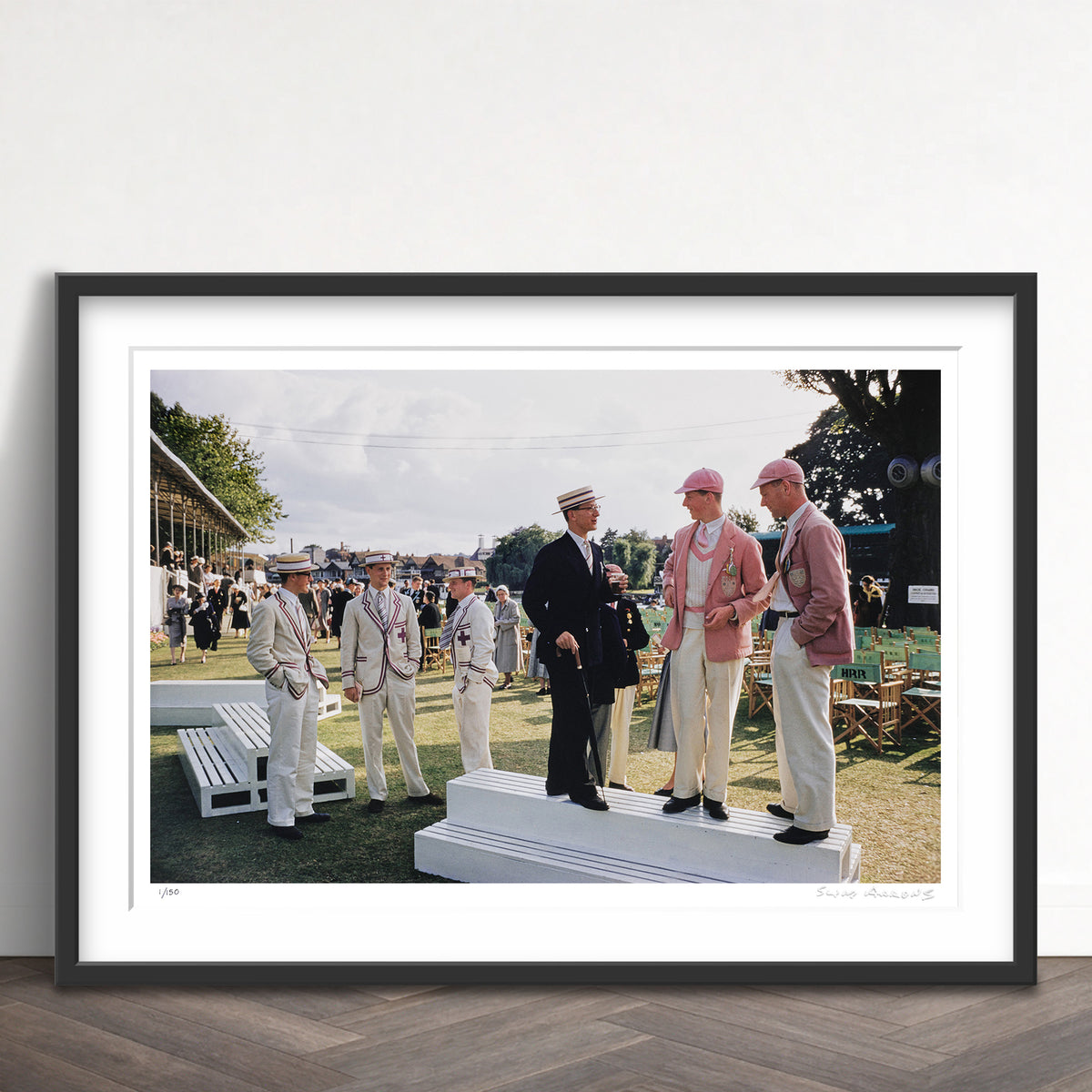 Slim Aarons Limited Edition Estate Stamped henley regatta 1 limited edition 118453899 Framed