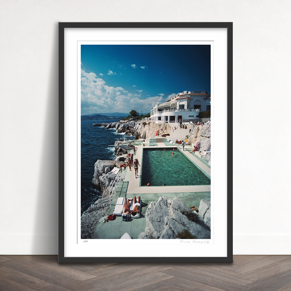 Slim Aarons Limited Edition Estate Stamped hotel du cap eden roc limited edition 77440352 Framed
