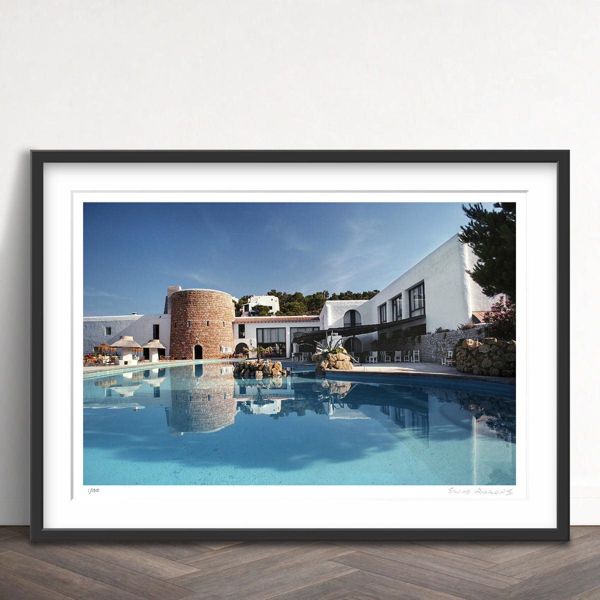 Slim Aarons Limited Edition Estate Stamped hotel hacienda limited edition 77442772 Framed