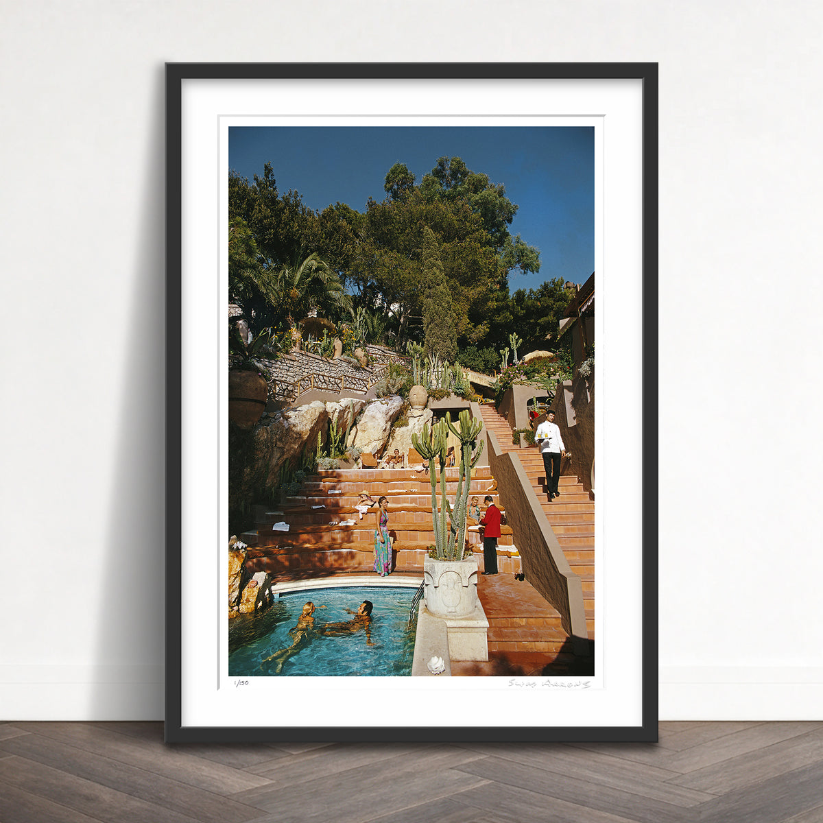 Slim Aarons Limited Edition Estate Stamped hotel punta tragara limited edition 670809363 Framed