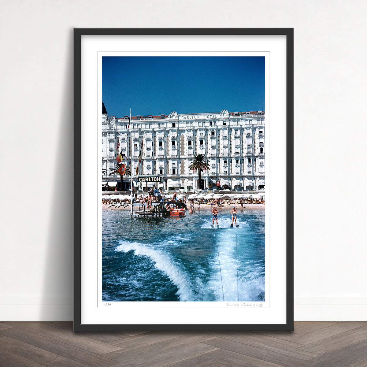 Slim Aarons Limited Edition Estate Stamped hotel sports limited edition 3436608 Framed