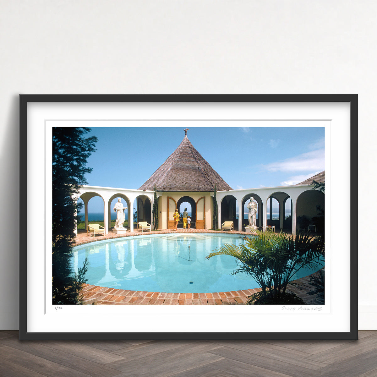 Slim Aarons Limited Edition Estate Stamped jamaican jewel limited edition 52171077 Framed