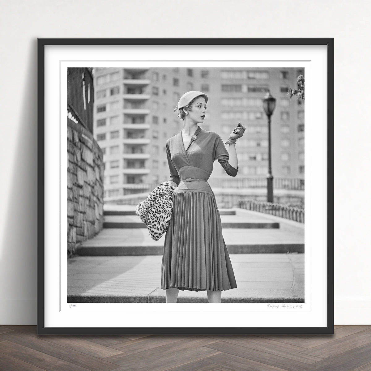 Slim Aarons Limited Edition Estate Stamped jean patchett for saks fifth avenue limited edition 1324733041 Framed