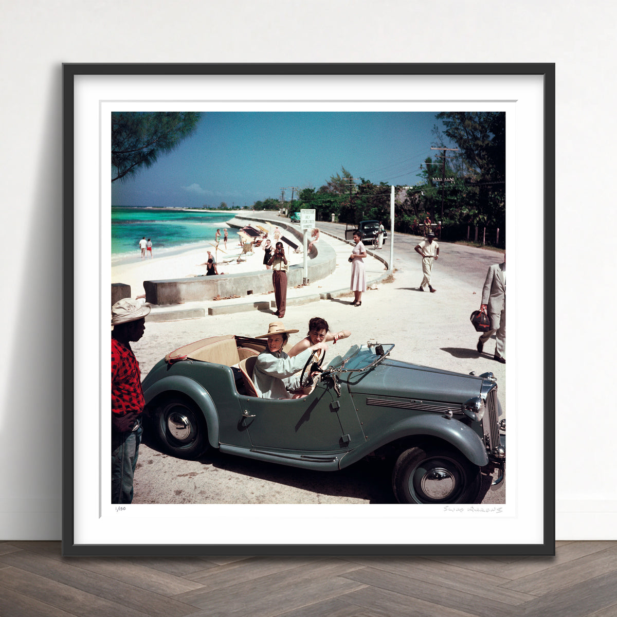 Slim Aarons Limited Edition Estate Stamped katharine hepburn limited edition 3164477 Framed