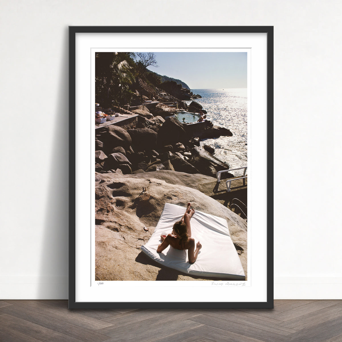 Slim Aarons Limited Edition Estate Stamped las brisas limited edition 84113311 Framed