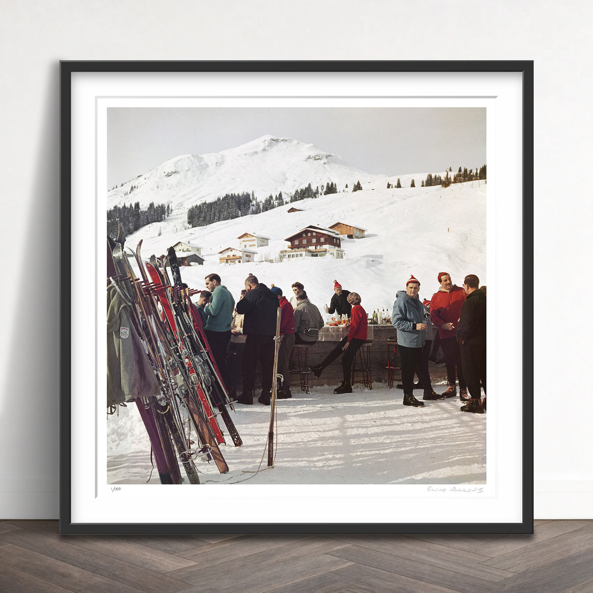 Slim Aarons Limited Edition Estate Stamped lech ice bar 2 limited edition 745210703 Framed