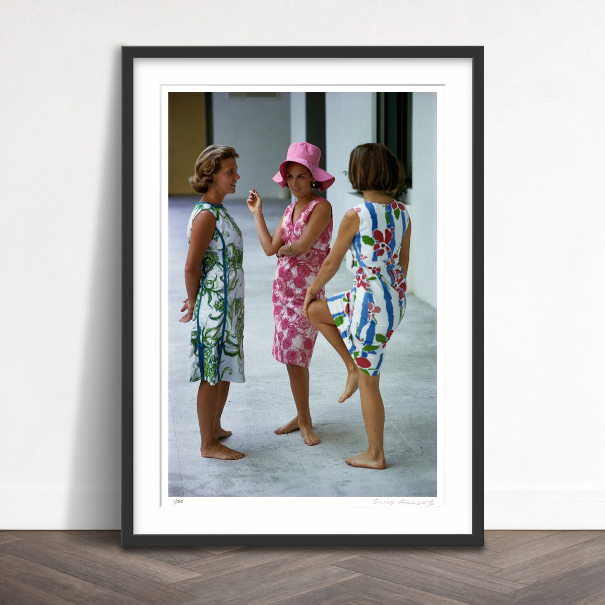 Slim Aarons Limited Edition Estate Stamped lilly pulitzer fashions limited edition 2190197691 Framed