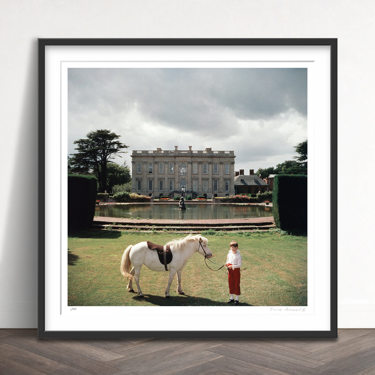 Slim Aarons Limited Edition Estate Stamped lord of all i survey limited edition 3138049 Framed