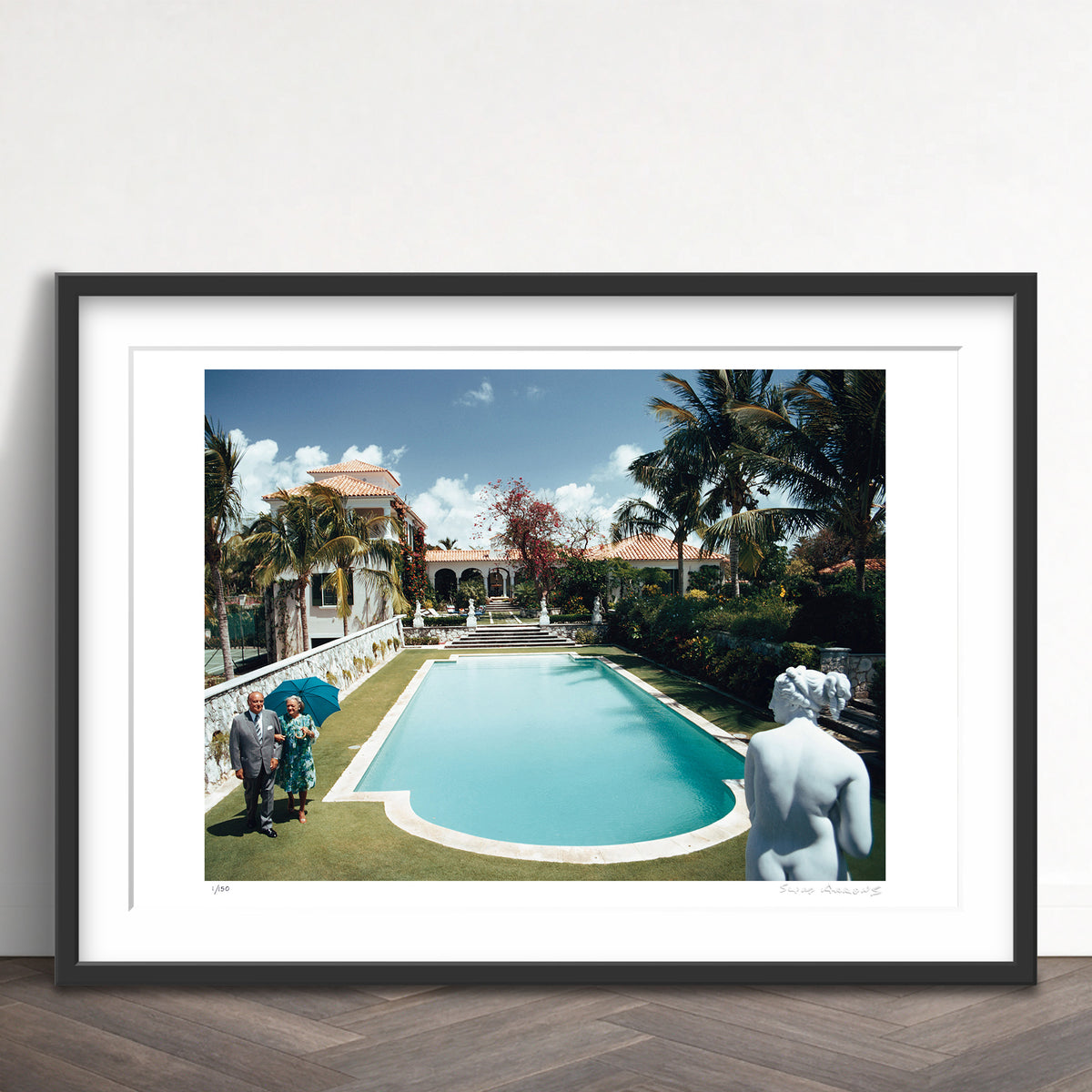 Slim Aarons Limited Edition Estate Stamped lyford cay limited edition 74155612 Framed