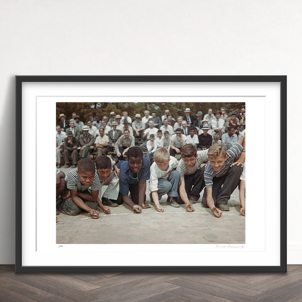 Slim Aarons Limited Edition Estate Stamped marbles championship limited edition 1158180856 Framed